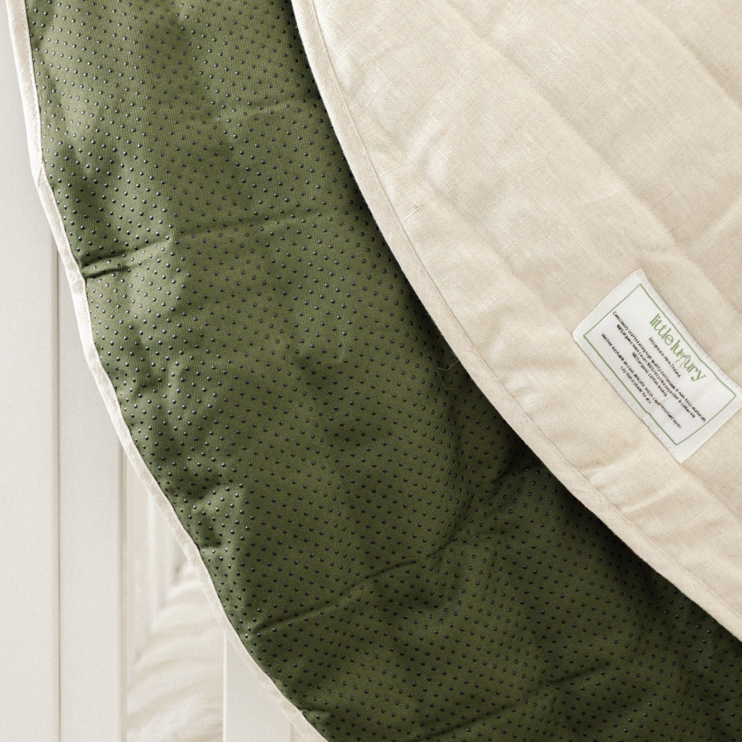 Organic Linen Signature Baby Playmat Oat