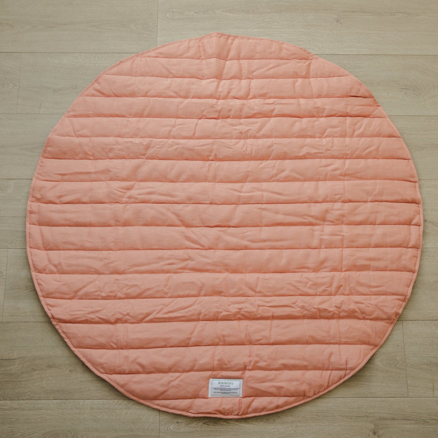 Organic Linen Signature Baby Playmat Melon