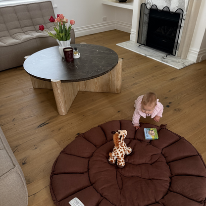 Plush Organic Playmat- Cocoa