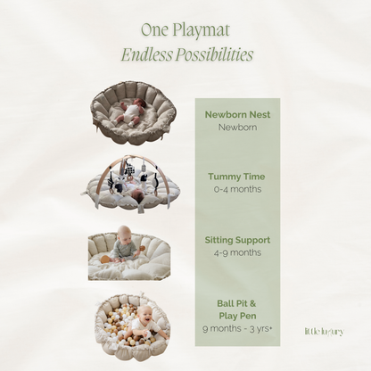 Plush Organic Playmat- Cocoa