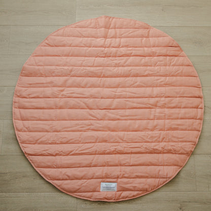 Organic Linen Signature Baby Playmat Melon
